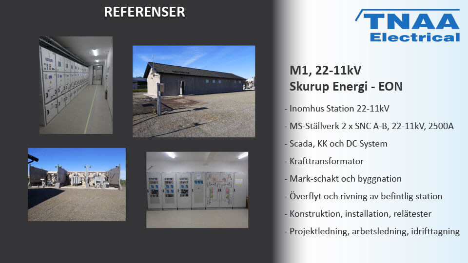 M1, 22-11kV, Skurup Energi - EON.